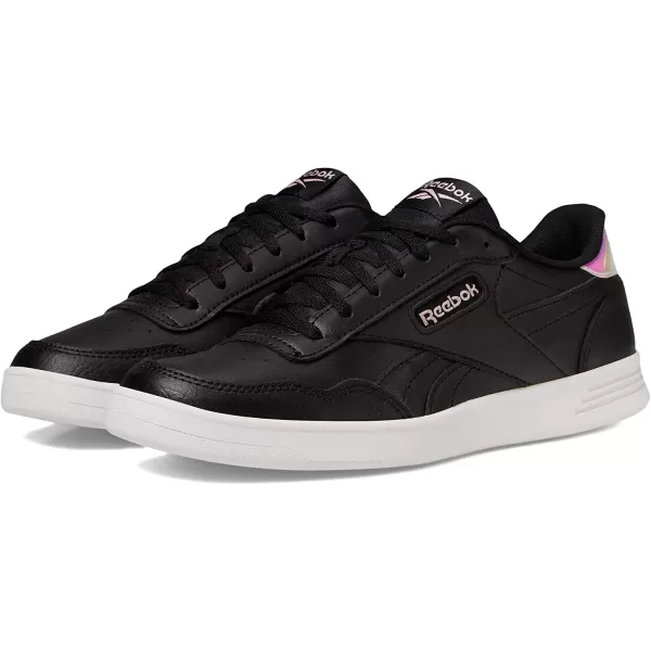 imageReebok Womens Court Advance Sneaker in White Black and Pink