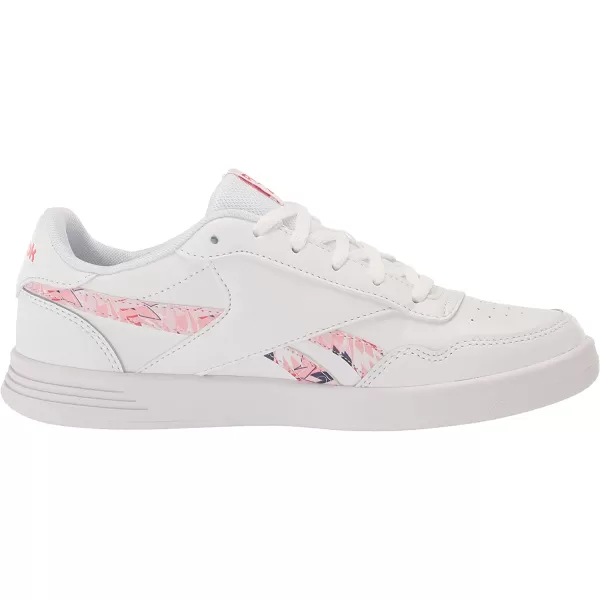 imageReebok Womens Court Advance Sneaker in White Pink Glow and Cherry