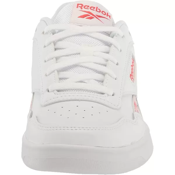 imageReebok Womens Court Advance Sneaker in White Pink Glow and Cherry
