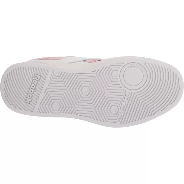 imageReebok Womens Court Advance Sneaker in White Pink Glow and Cherry