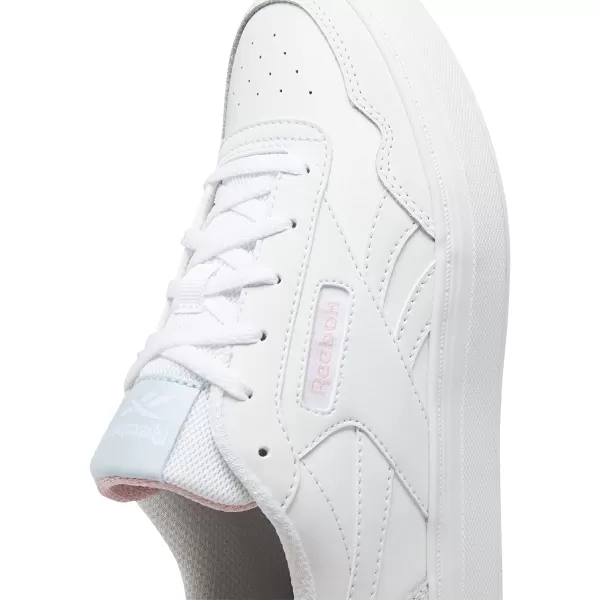imageReebok Womens Court Advance Sneaker in WhiteGlass BluePink Glow