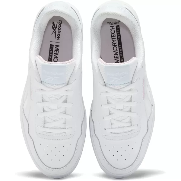 imageReebok Womens Court Advance Sneaker in WhiteGlass BluePink Glow