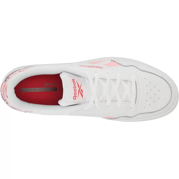 imageReebok Womens Court Advance Sneaker in WhitePink GlowCherry