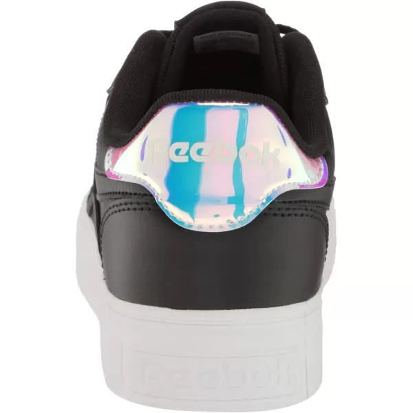 imageReebok Womens Court Advance SneakerBlkwhiWilvmtFtwwht