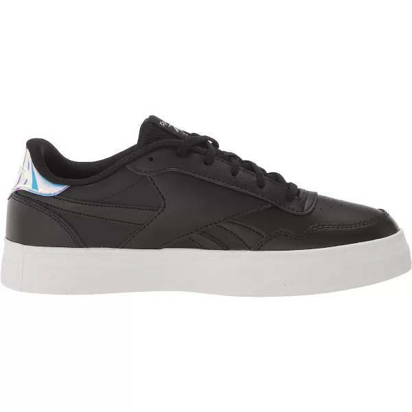 imageReebok Womens Court Advance SneakerBlkwhiWilvmtFtwwht