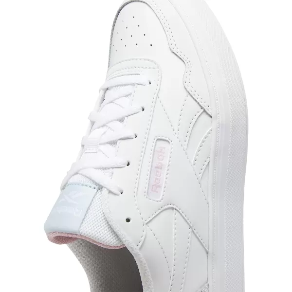 imageReebok Womens Court Advance SneakerWhiteGlass BluePink Glow