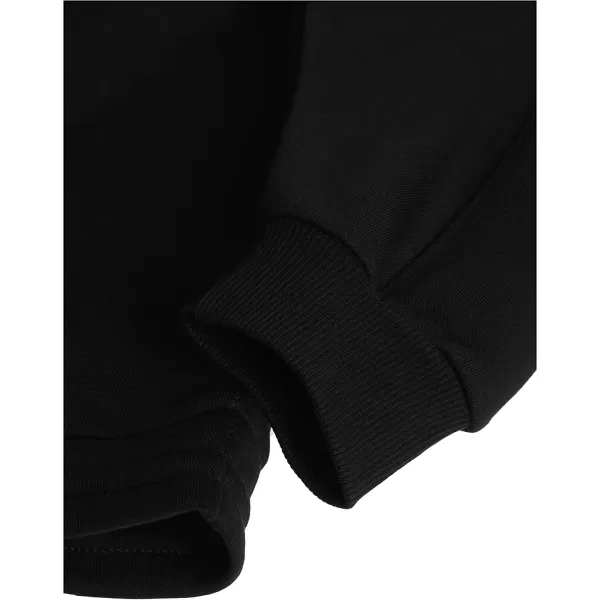 imageReebok Womens Crewneck Sweatshirt with Black Graphic Vector Logo and Drawstring