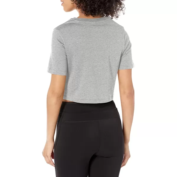 imageReebok Womens Crop Logo TeeMedium Heather Grey