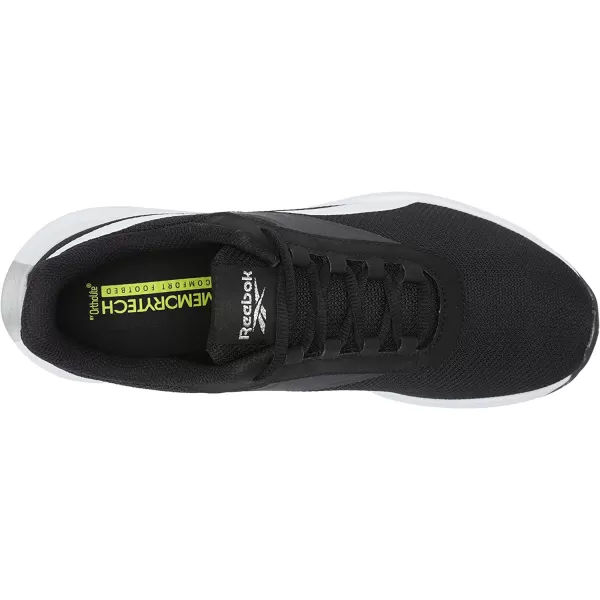 imageReebok Womens Energen Plus Running ShoeBlackWhiteSilver Metallic