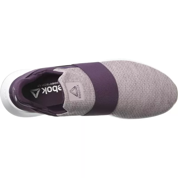 imageReebok Womens Ever Road DMX Slip on Walking ShoeUrban VioletLilac FogWhite