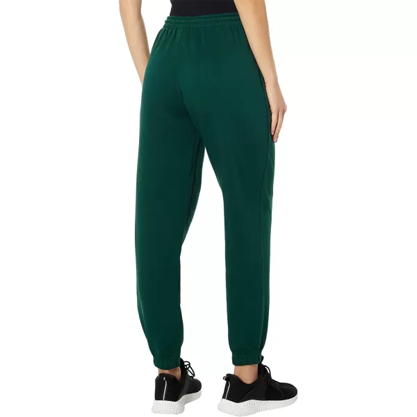 imageReebok Womens Fleece Joggers Forest GreenLight Green Logo
