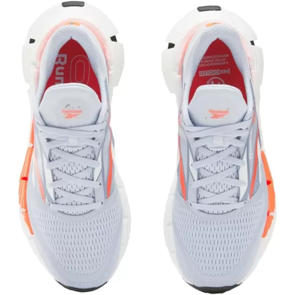 imageReebok Womens Floatzig 1 SneakerPale BlueFootwear WhiteOrange Flare