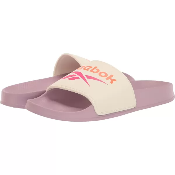 imageReebok Womens Fulgere Slides Sandal Infused LilacWhiteProud Pink 5Reebok Womens Fulgere Slides Sandal Infused LilacWhiteProud Pink 5