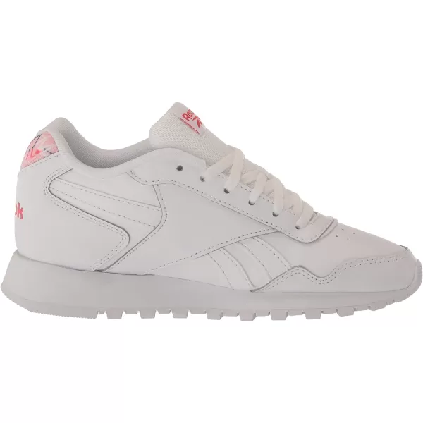 imageReebok Womens Glide SneakerWhitePink GlowCherry