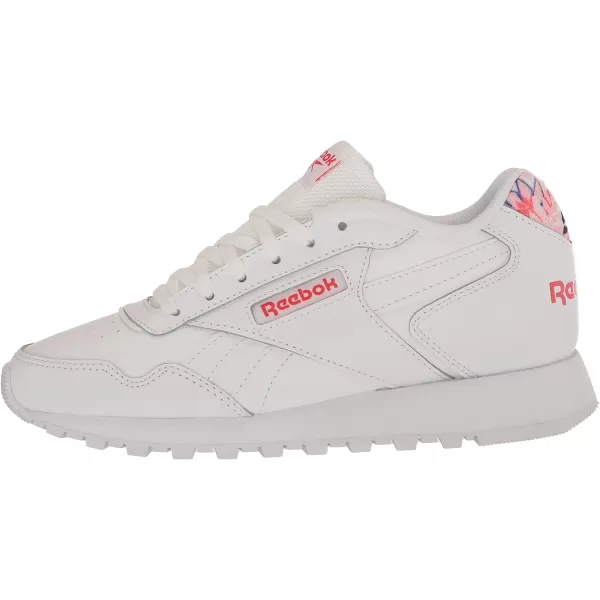 imageReebok Womens Glide SneakerWhitePink GlowCherry