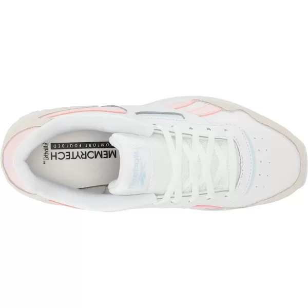 imageReebok Womens Glide SneakerWhitePure GreyPorcelain Pink