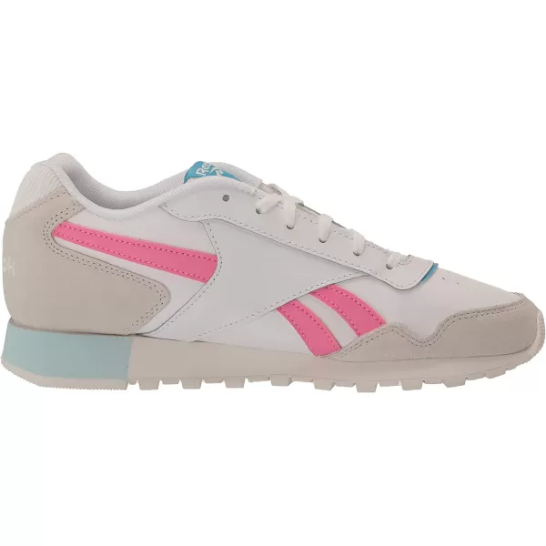 imageReebok Womens Glide SneakerWhitePure GreyRadiant Aqua