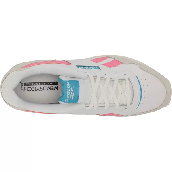 imageReebok Womens Glide SneakerWhitePure GreyRadiant Aqua