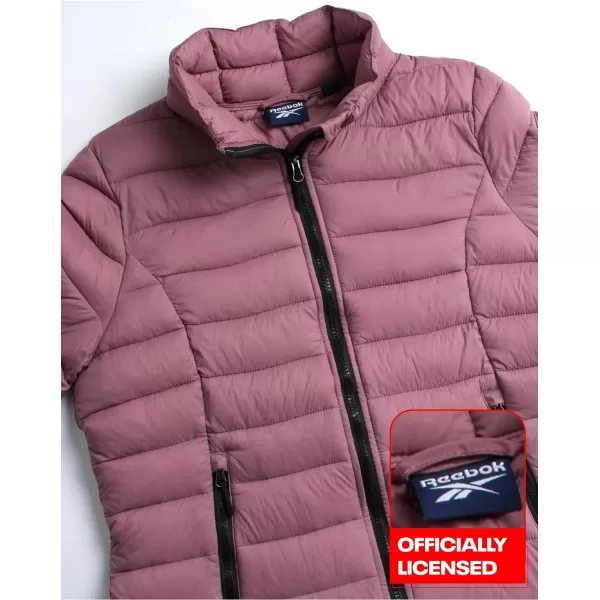 imageReebok Womens Jacket  Lightweight Puffer Parka Coat  Casual Jacket for Women SXLDark Dusty Rose