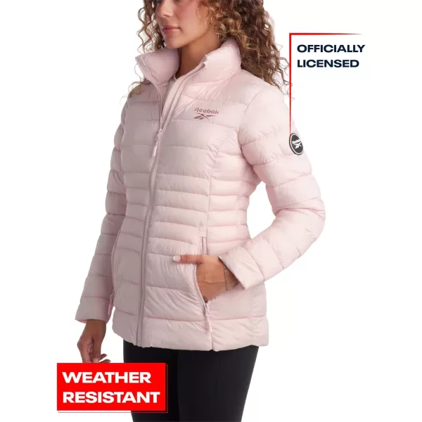 imageReebok Womens Jacket  Lightweight Puffer Parka Coat  Casual Jacket for Women SXLDusty Rose