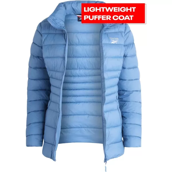 imageReebok Womens Jacket  Lightweight Puffer Parka Coat  Casual Jacket for Women SXLHoops Blue