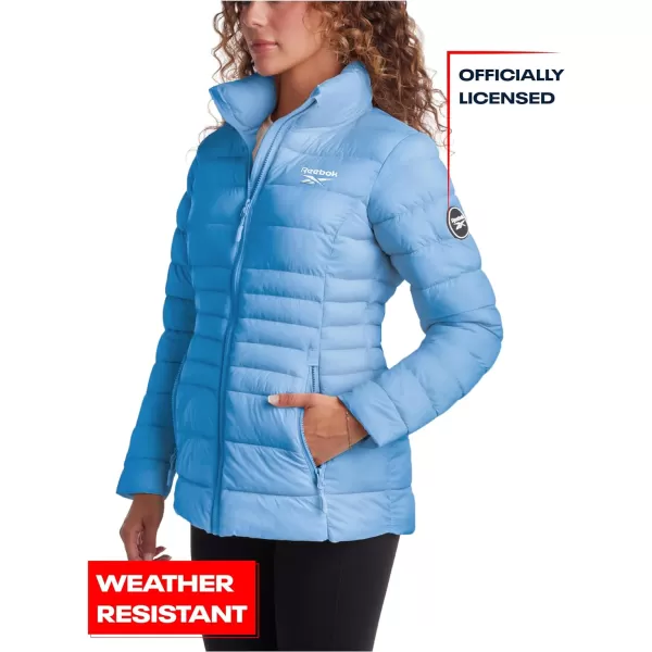 imageReebok Womens Jacket  Lightweight Puffer Parka Coat  Casual Jacket for Women SXLHoops Blue