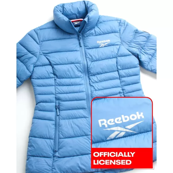 imageReebok Womens Jacket  Lightweight Puffer Parka Coat  Casual Jacket for Women SXLHoops Blue