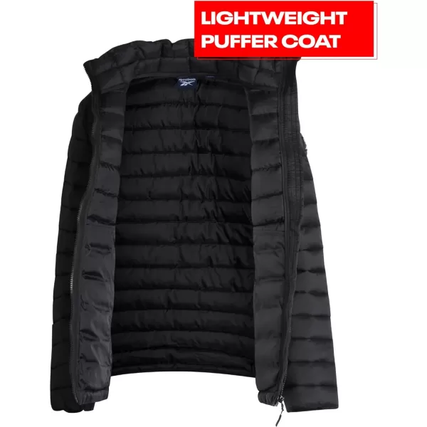 imageReebok Womens Jacket  Lightweight Puffer Parka Coat  Casual Jacket for Women SXLPremium Black