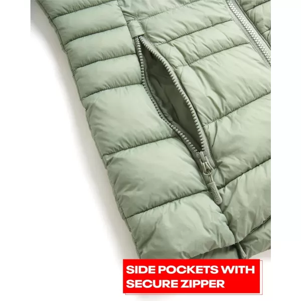 imageReebok Womens Jacket  Lightweight Puffer Parka Coat  Casual Jacket for Women SXLSage
