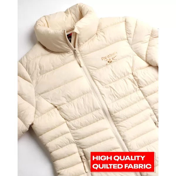 imageReebok Womens Jacket  Lightweight Puffer Parka Coat  Casual Jacket for Women SXLStucco