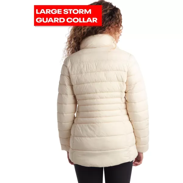 imageReebok Womens Jacket  Lightweight Puffer Parka Coat  Casual Jacket for Women SXLStucco