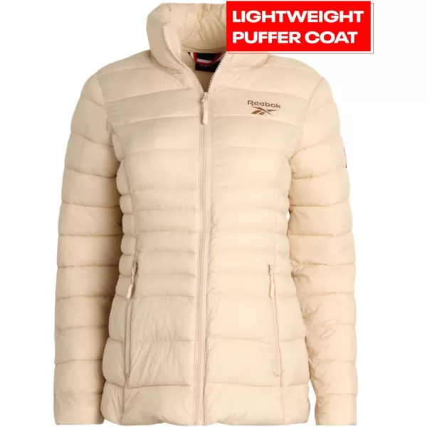 imageReebok Womens Jacket  Lightweight Puffer Parka Coat  Casual Jacket for Women SXLStucco