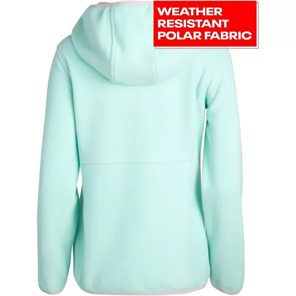 imageReebok Womens Jacket  Weather Resistant Polar Fleece Lined Jacket  Lightweight Outerwear Windbreaker Coat for Women SXLMint