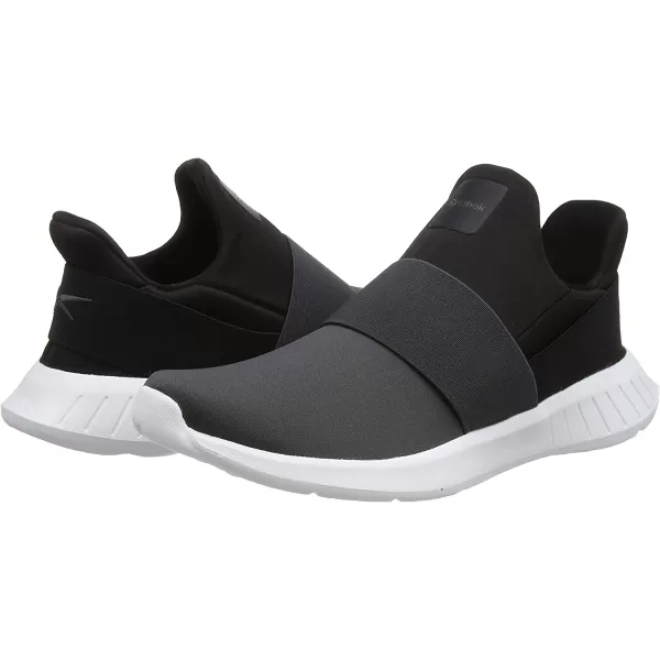 imageReebok Womens Lite Slip on Running ShoeMulticolor Cdgry7 Black White