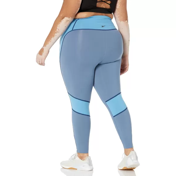 imageReebok Womens Lux HighRise Leggings in Blue Slate