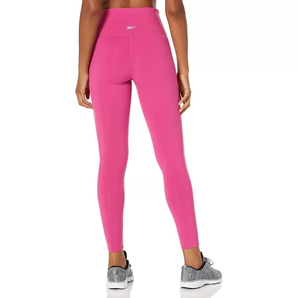 imageReebok Womens Lux HighRise Leggings in Semi Proud Pink with Side Pocket