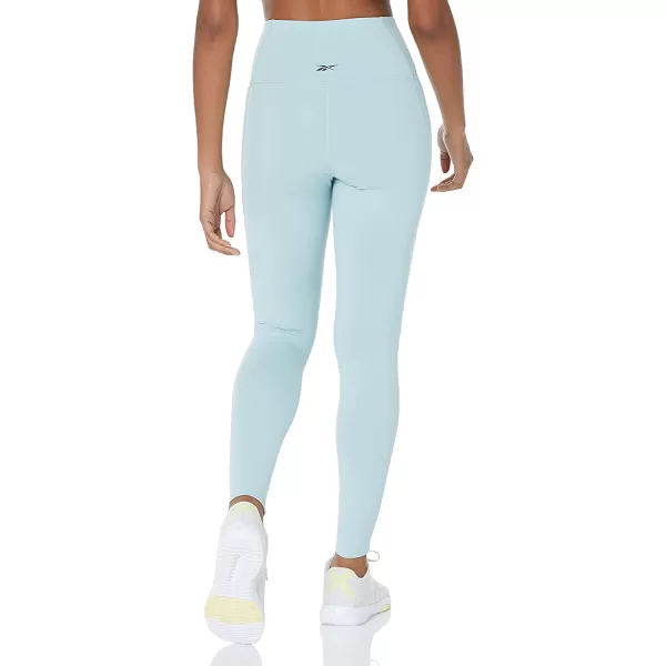 imageReebok Womens Lux HighRise LeggingsSeaside GreySide Pocket