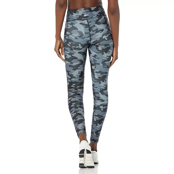 imageReebok Womens Lux Leggings in Black Camo