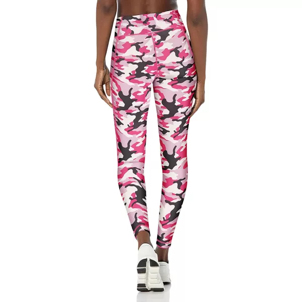 imageReebok Womens Lux Leggings in Semi Proud Pink Camo Print