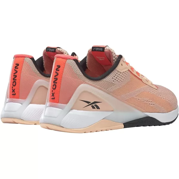 imageReebok Womens Nano X1 Cross TrainerAura OrangeTwisted CoralBlack