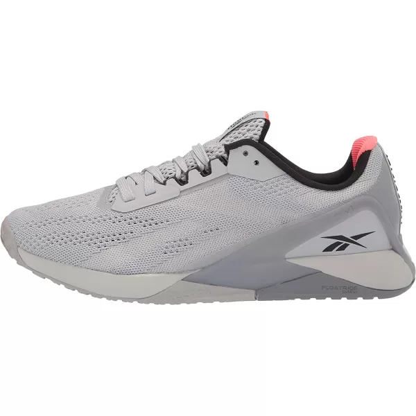imageReebok Womens Nano X1 Cross TrainerPure GreyOrange Flare