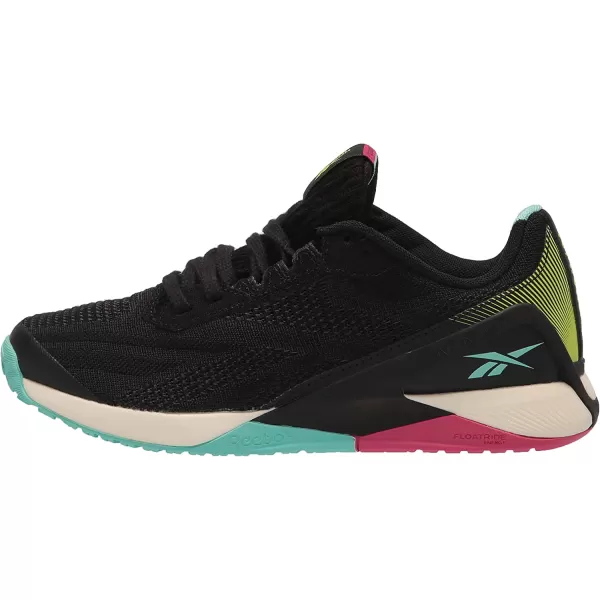 imageReebok Womens Nano X1 Cross TrainerVegan CollectionBlackPinkBlue