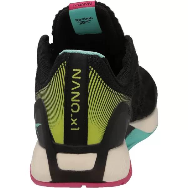 imageReebok Womens Nano X1 Cross TrainerVegan CollectionBlackPinkBlue
