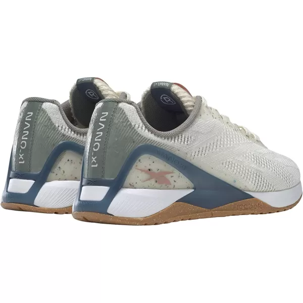 imageReebok Womens Nano X1 Cross TrainerWhiteHarmony GreenBrave Blue