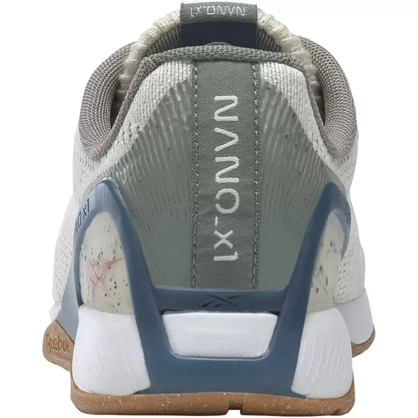 imageReebok Womens Nano X1 Cross TrainerWhiteHarmony GreenBrave Blue
