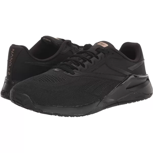 imageReebok Womens Nano X2 Cross TrainerCore BlackPure GreyRose Gold