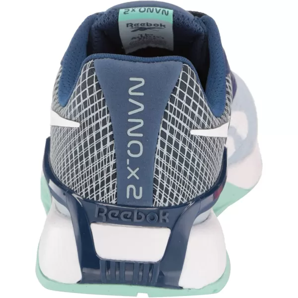 imageReebok Womens Nano X2 Cross TrainerGable GreyBatik BlueHint Mint
