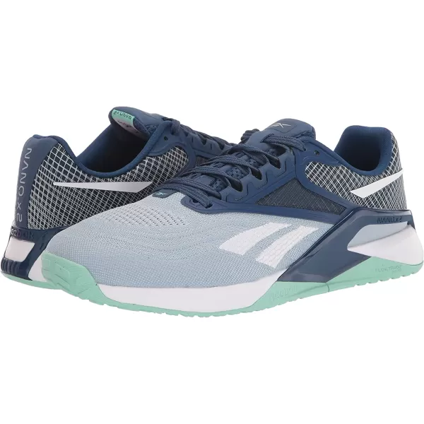 imageReebok Womens Nano X2 Cross TrainerGable GreyBatik BlueHint Mint