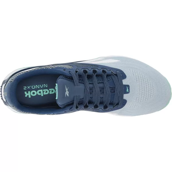 imageReebok Womens Nano X2 Cross TrainerGable GreyBatik BlueHint Mint