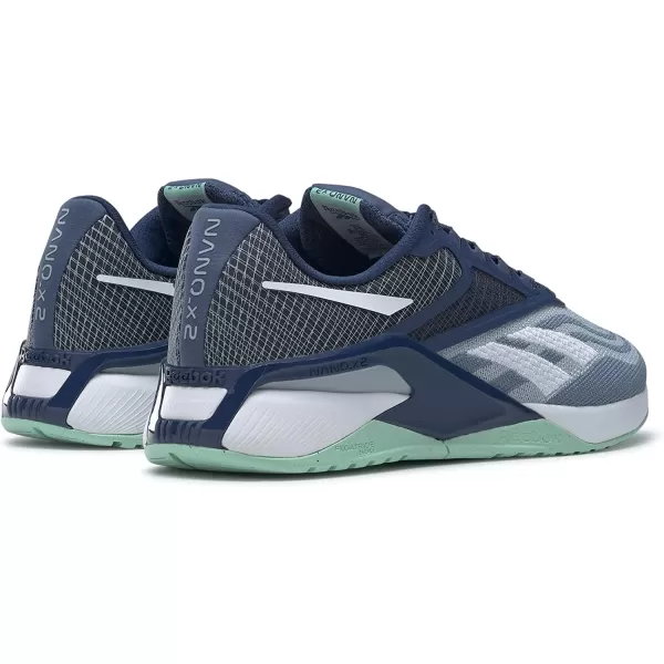 imageReebok Womens Nano X2 Cross TrainerGable GreyBatik BlueHint Mint